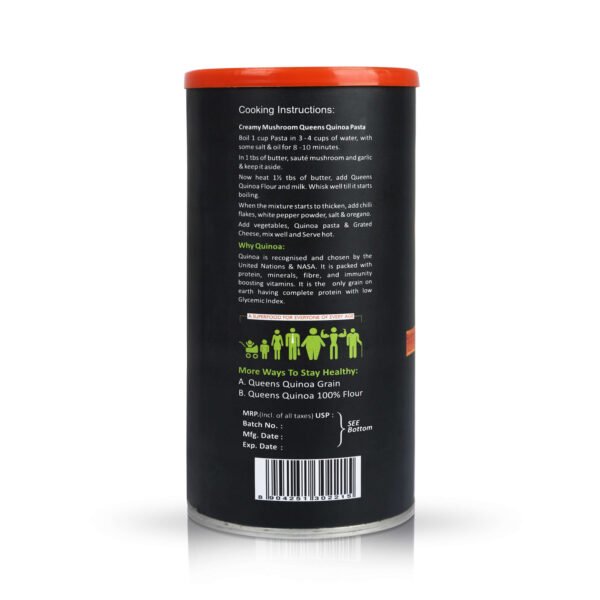 Queens Quinoa Fusilli Pasta Composite 350gm