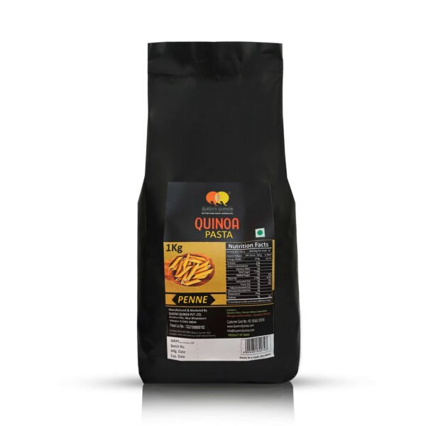 Queens Quinoa Penne Pasta Pasta Poly Pouch 1kg