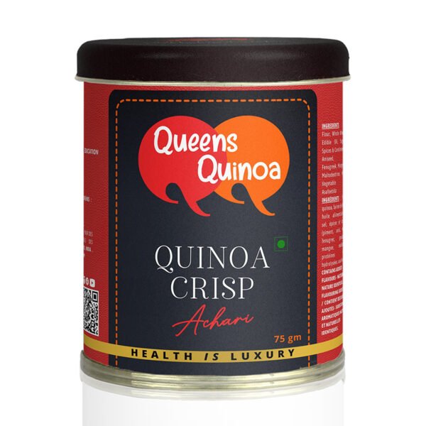Queens Quinoa Achari Crisps 75gm