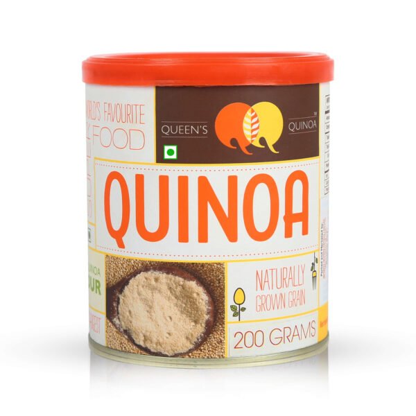 Cold Press Queens Quinoa Flour for Roti, Cooking & Baking- 200Gm Pack