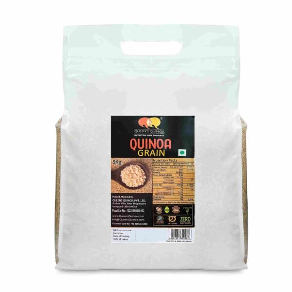 Queens Quinoa White Bold Quinoa Grain 5kg