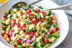Quinoa Chickpea Salad