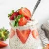 Strawberry and Coconut Overnight Quinoa