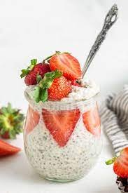 Strawberry and Coconut Overnight Quinoa