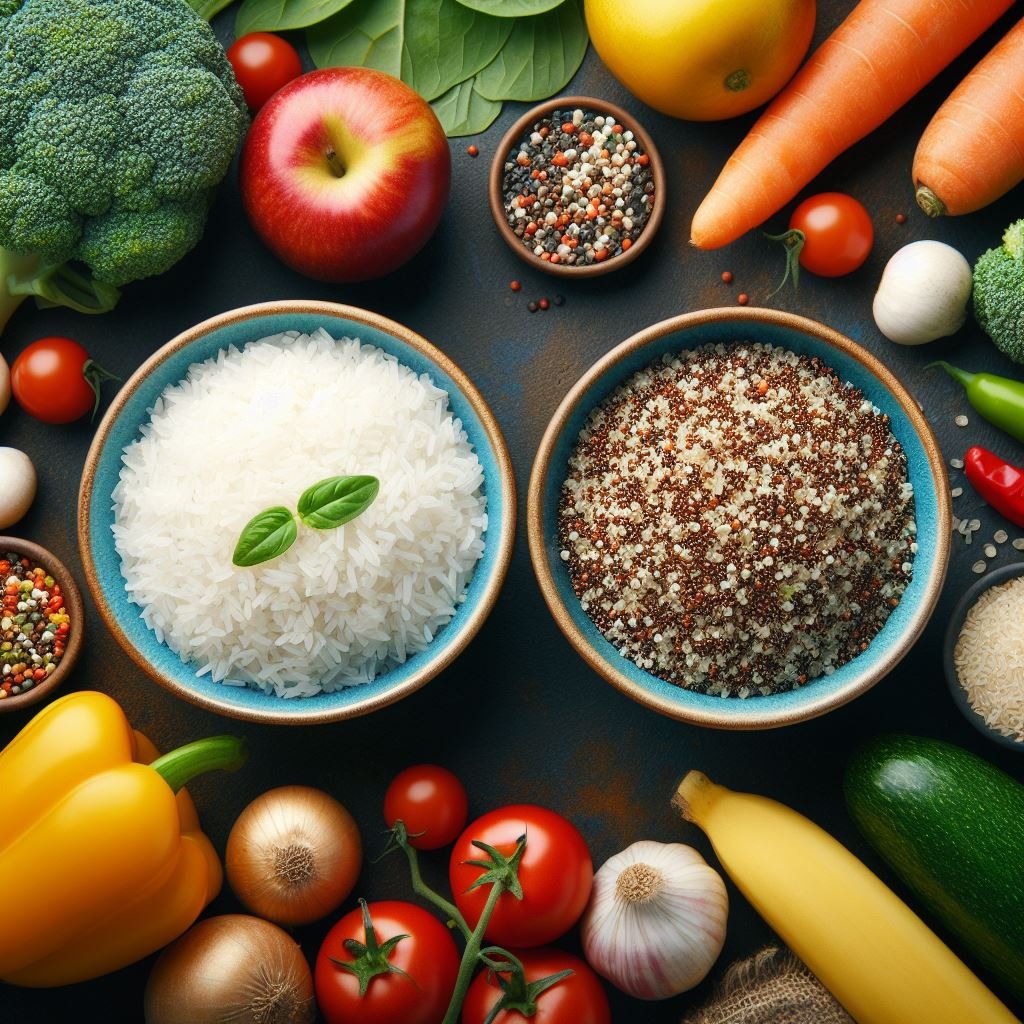 quinoa v/s rice. The Trendy Wedding Diet