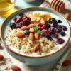 quinoa dalia with milk