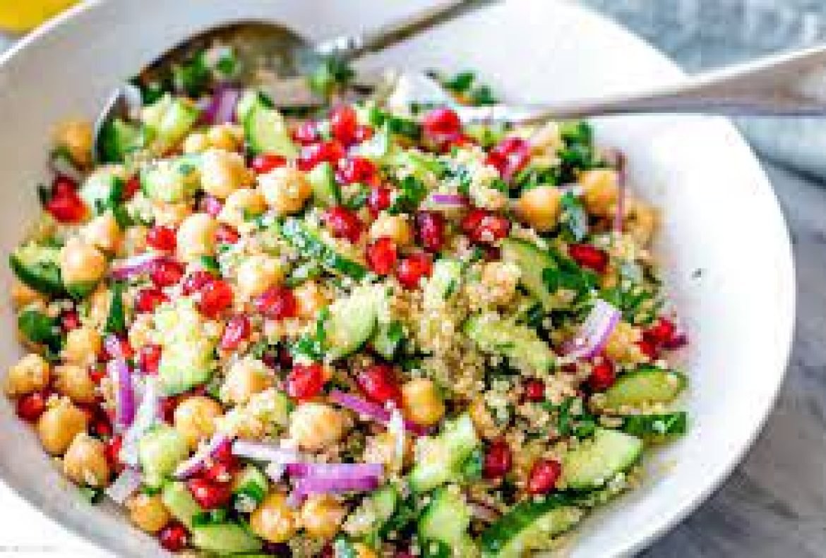 Quinoa Chickpea Salad