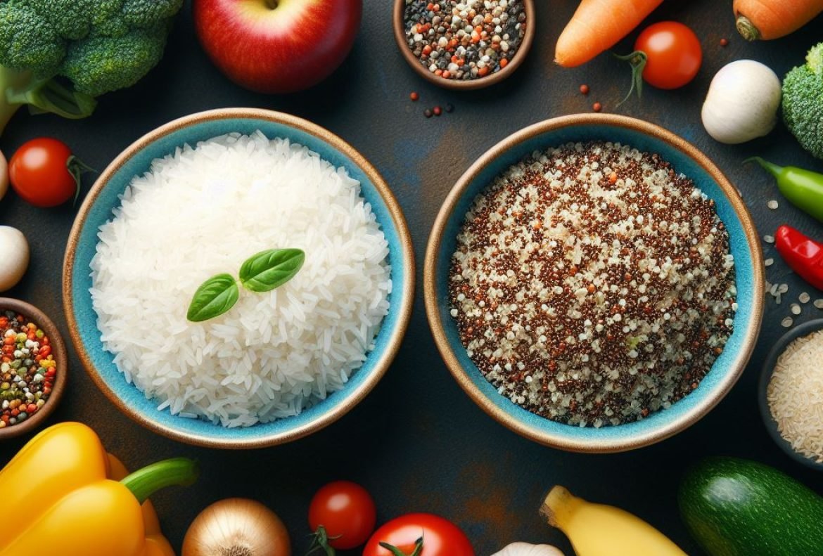 quinoa v/s rice. The Trendy Wedding Diet